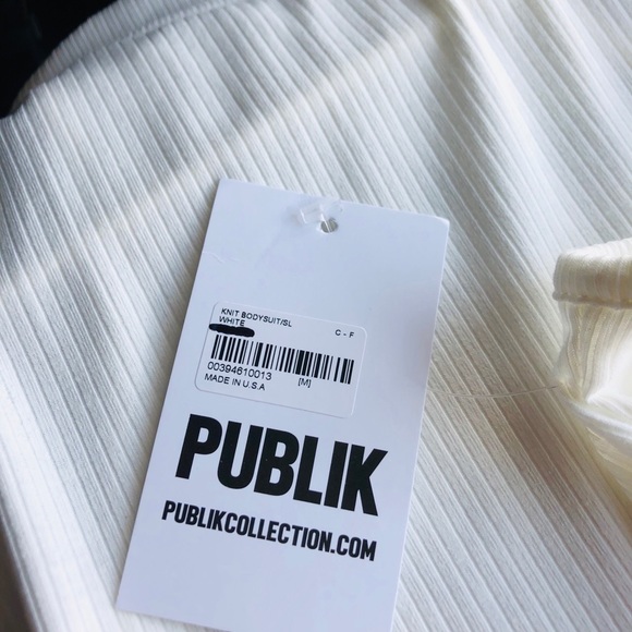 Ribbed Mock-Neck Bodysuit - Picture 2 of 2